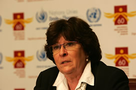 United Nations High Commissioner for Human Rights Louise Arbour.
