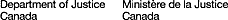Department of Justice Canada / Ministre de la Justice Canada